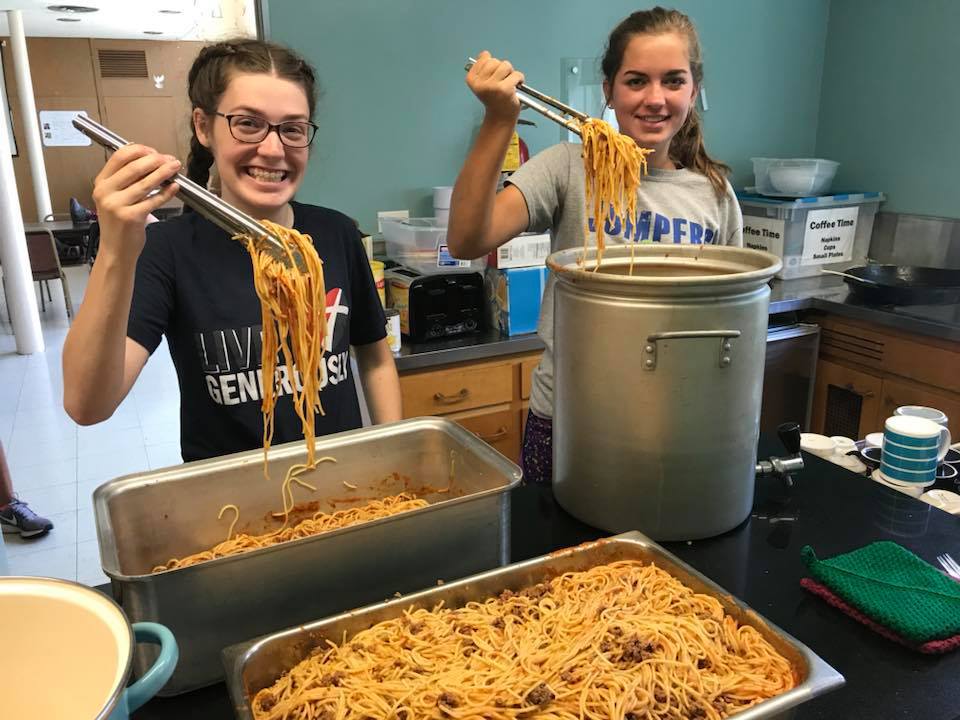 Youth Mission Trip Spaghetti Feed